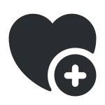 Heart Add SVG Icon